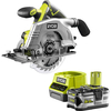 Ryobi R18CS ONE+ 18v Cordless Circular Saw 165mm 1 x 5ah Li-ion Charger No Case