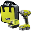 Ryobi R18IDP-120S ONE+ 18v Cordless Impact Driver 1 x 2ah Li-ion Charger Case