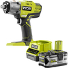 Ryobi R18IW3 ONE+ 18v Cordless 1/4" Drive Impact Wrench 1 x 5ah Li-ion Charger No Case