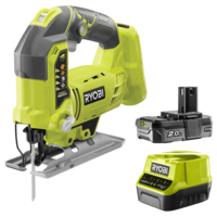 Ryobi R18JS ONE+ 18v Cordless Jigsaw 1 x 2ah Li-ion Charger No Case