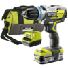 Ryobi R18PDBL ONE+ 18v Cordless Brushless Combi Drill 1 x 2.5ah Li-ion Charger Bag