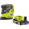 Ryobi R18PS ONE+ 18v Cordless Palm Sander 1 x 2ah Li-ion Charger No Case