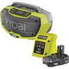 Ryobi R18RH ONE+ 18v Cordless Work Radio 1 x 1.3ah Li-ion Charger No Case