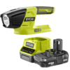 Ryobi R18T ONE+ 18v Cordless LED Torch 1 x 1.3ah Li-ion Charger No Case
