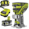 Ryobi R18TR 18v Cordless Trim Router 1 x 5ah Li-ion Charger Bag