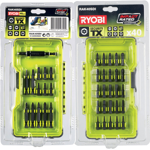 Ryobi RAK40SDI 40 Piece Impact Rated Screwdriver Bit Set