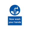 Scan A5 Sign - Now Wash Your Hands