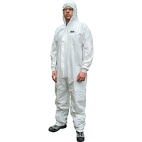 Scan Chemical Splash Resistant Disposable Overall White 2XL