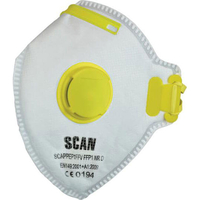 Scan FFP1 Fold Flat Valved Disposable Mask Pack of 20