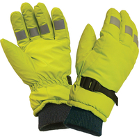 Scan Hi Vis Gloves Yellow Large