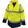 Scan Hi Vis Motorway Jacket EN471 Class 3 Yellow Large