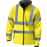 Scan Hi Vis Soft Shell Jacket Yellow M