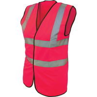 Scan Hi Vis Waistcoat EN471 Class 2 Pink Large