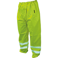 Scan High Vis Waterproof Motorway Trousers Yellow XL