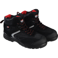Scan Mens Bobcat Hiker Safety Boots Black Size 10