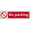 Scan No Parking Sign 200mm 50mm Standard