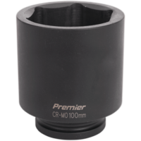Sealey 1" Drive Deep Hexagon Impact Socket Metric 1" 100mm