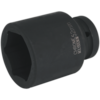 Sealey 1" Drive Deep Hexagon Impact Socket Metric 1" 52mm