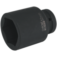 Sealey 1" Drive Deep Hexagon Impact Socket Metric 1" 52mm