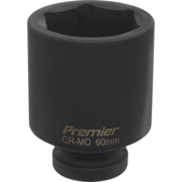 Sealey 1" Drive Deep Hexagon Impact Socket Metric 1" 60mm