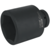 Sealey 1" Drive Deep Hexagon Impact Socket Metric 1" 65mm