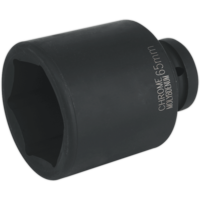 Sealey 1" Drive Deep Hexagon Impact Socket Metric 1" 65mm