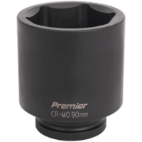 Sealey 1" Drive Deep Hexagon Impact Socket Metric 1" 90mm