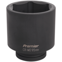 Sealey 1" Drive Deep Hexagon Impact Socket Metric 1" 95mm