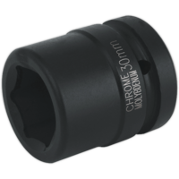 Sealey 1" Drive Hexagon Impact Socket Metric 1" 30mm