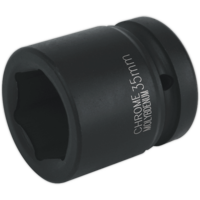 Sealey 1" Drive Hexagon Impact Socket Metric 1" 35mm
