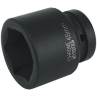 Sealey 1" Drive Hexagon Impact Socket Metric 1" 46mm