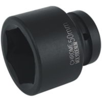Sealey 1" Drive Hexagon Impact Socket Metric 1" 50mm