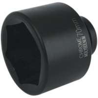 Sealey 1" Drive Hexagon Impact Socket Metric 1" 70mm