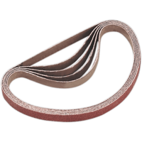 Sealey 10mm x 330mm Sanding Belt 10mm x 330mm 40g Pack of 5