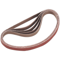 Sealey 10mm x 330mm Sanding Belt 10mm x 330mm 80g Pack of 5