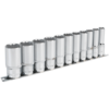Sealey 11 Piece 3/8" Drive Deep Bi Hexagon WallDrive Socket Set Imperial 3/8"