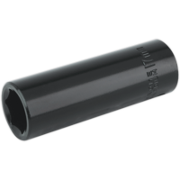 Sealey 1/2" Drive Deep Hexagon Impact Socket Metric 1/2" 17mm