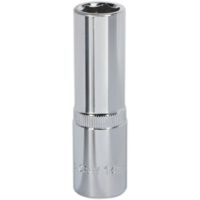 Sealey 1/2" Drive Deep Hexagon WallDrive Socket Metric 1/2" 14mm