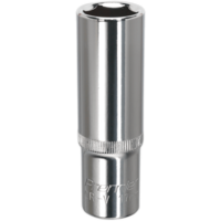 Sealey 1/2" Drive Deep Hexagon WallDrive Socket Metric 1/2" 17mm
