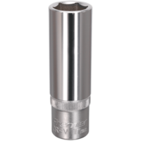 Sealey 1/2" Drive Deep Hexagon WallDrive Socket Metric 1/2" 17mm