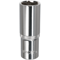 Sealey 1/2" Drive Deep Hexagon WallDrive Socket Metric 1/2" 21mm