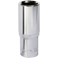 Sealey 1/2" Drive Deep Hexagon WallDrive Socket Metric 1/2" 22mm