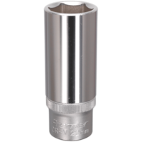 Sealey 1/2" Drive Deep Hexagon WallDrive Socket Metric 1/2" 22mm