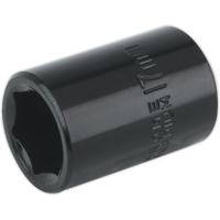 Sealey 1/2" Drive Hexagon Impact Socket Metric 1/2" 17mm