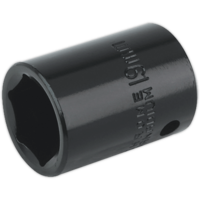 Sealey 1/2" Drive Hexagon Impact Socket Metric 1/2" 19mm