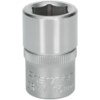 Sealey 1/2" Drive Hexagon WallDrive Socket Metric 1/2" 15mm