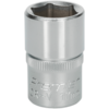 Sealey 1/2" Drive Hexagon WallDrive Socket Metric 1/2" 17mm