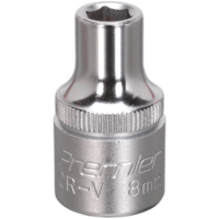 Sealey 1/2" Drive Hexagon WallDrive Socket Metric 1/2" 8mm