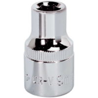 Sealey 1/2" Drive Hexagon WallDrive Socket Metric 1/2" 9mm