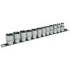 Sealey 12 Piece 3/8" Drive Hexagon WallDrive Socket Set Metric 3/8"